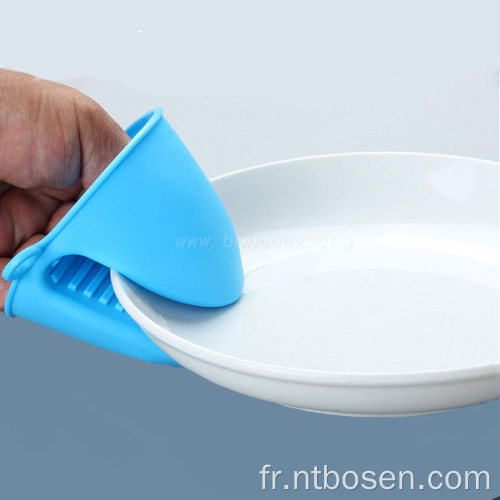 Gant de silicone isolant de chaleur de cuisine